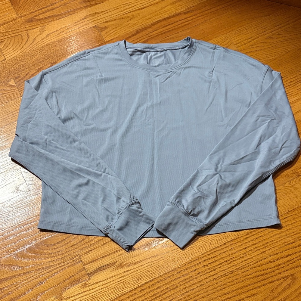 lululemon athletica Gray Crop Top